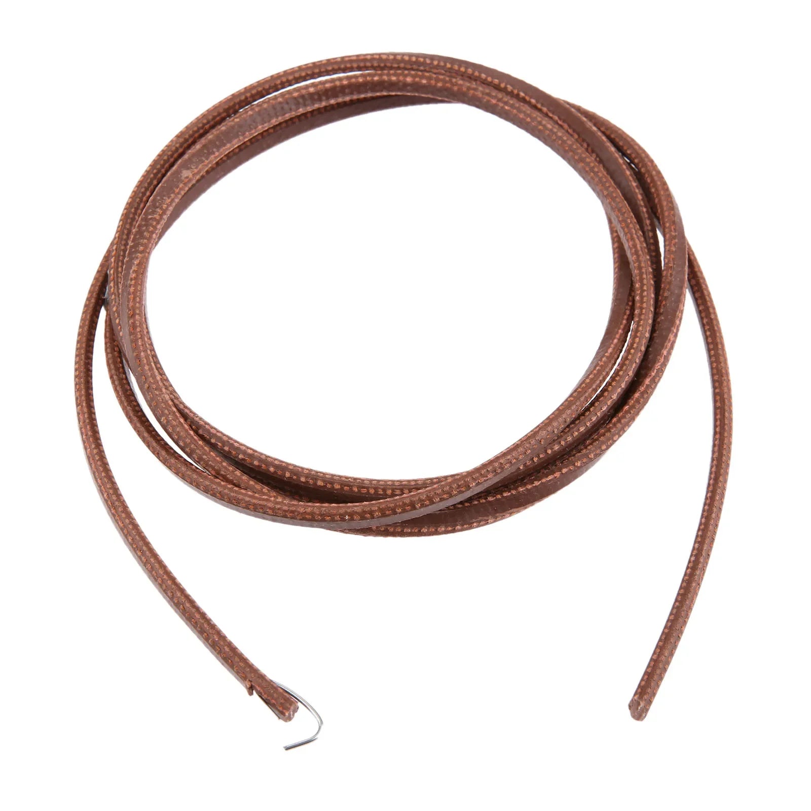1.75M 3.5*5mm Leather Treadle Belt Trimmable Metal Hook for Old Singer Cabinets&Manual Rocking Foot Pedals Sewing Machine Parts Oasis Select