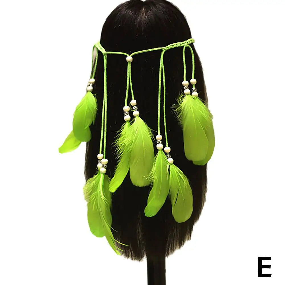 Bohemian Feather Headband – Carnival Costume & Festival