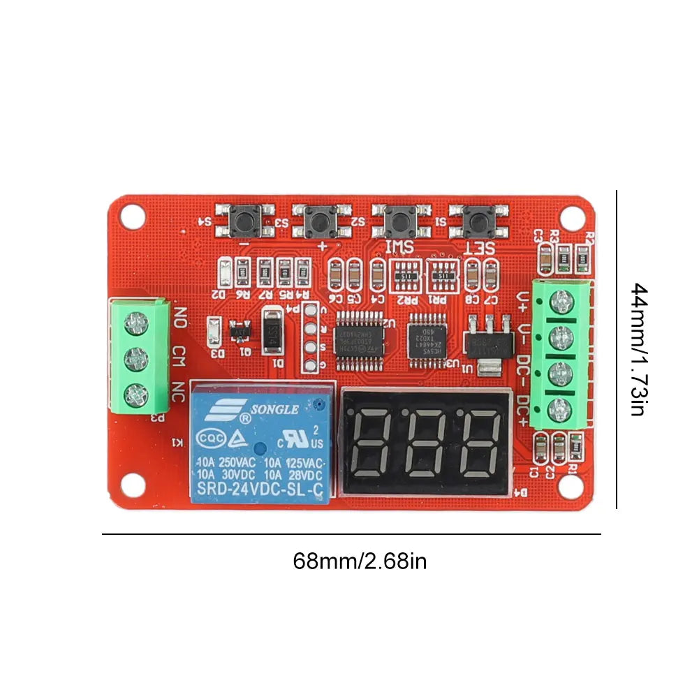 DVB01 Digital Voltage Comparator Module DC 5V 12V 24V Display Voltage Comparator Module Oasis Select
