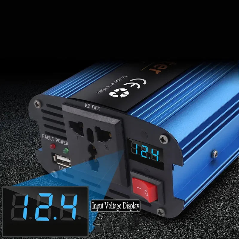 Car Wave Inverter DC 12 V Volt 24V 36V 48V 60V To AC 220V 500W 1200W 2000W 2600W Power Bank Converter Solar Correction Wave Oasis Select