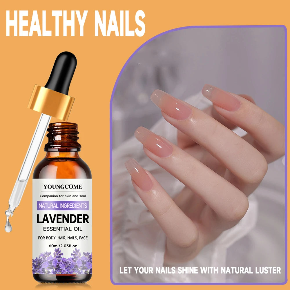 Lavender essential oil Pure natural, hair moisturizer, suitable for hair, face and body,suitable for all skin types hair types Oasis Select