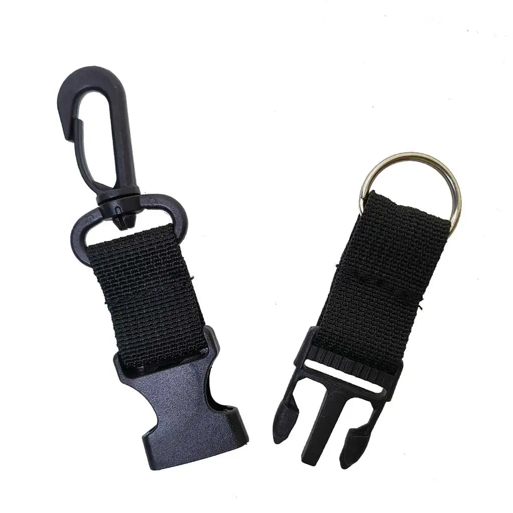 Scuba Diving Quick release Lanyard Clip Spearfishing Free Diving BCD Webbing Lanyard Holder Strap Oasis Select