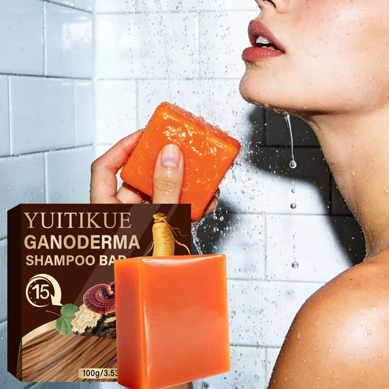 YUITIKUE Ganoderma Shampoo Bar – Scalp Nourish & Deep Clean