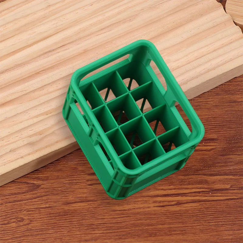 Stackable AA AAA Battery Storage Box | Beer Crate Organizer