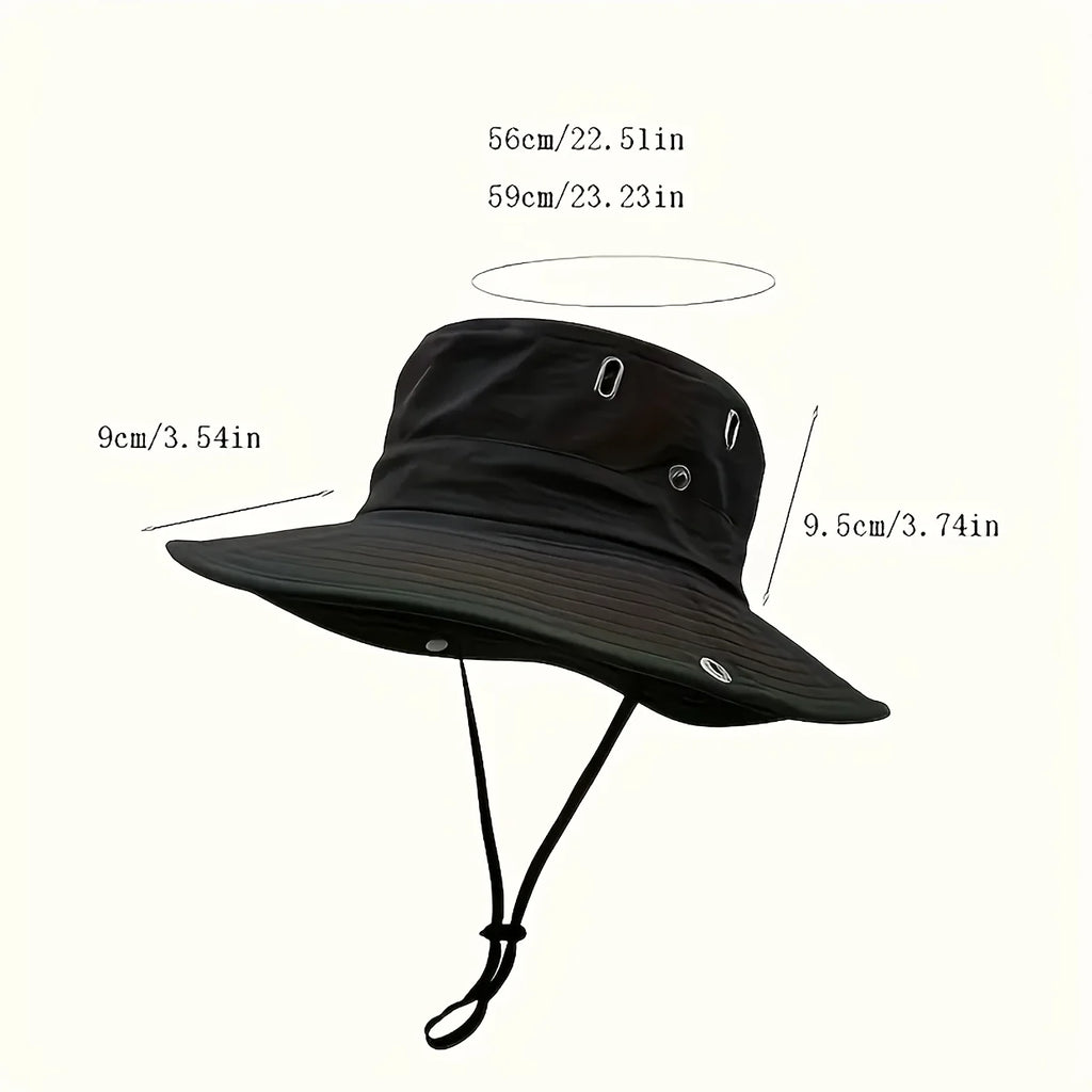 Men and women multi-purpose outdoor sun hat set of 4 pieces. Sun protection, foldable, suitable for hiking, fishing and camping. Oasis Select
