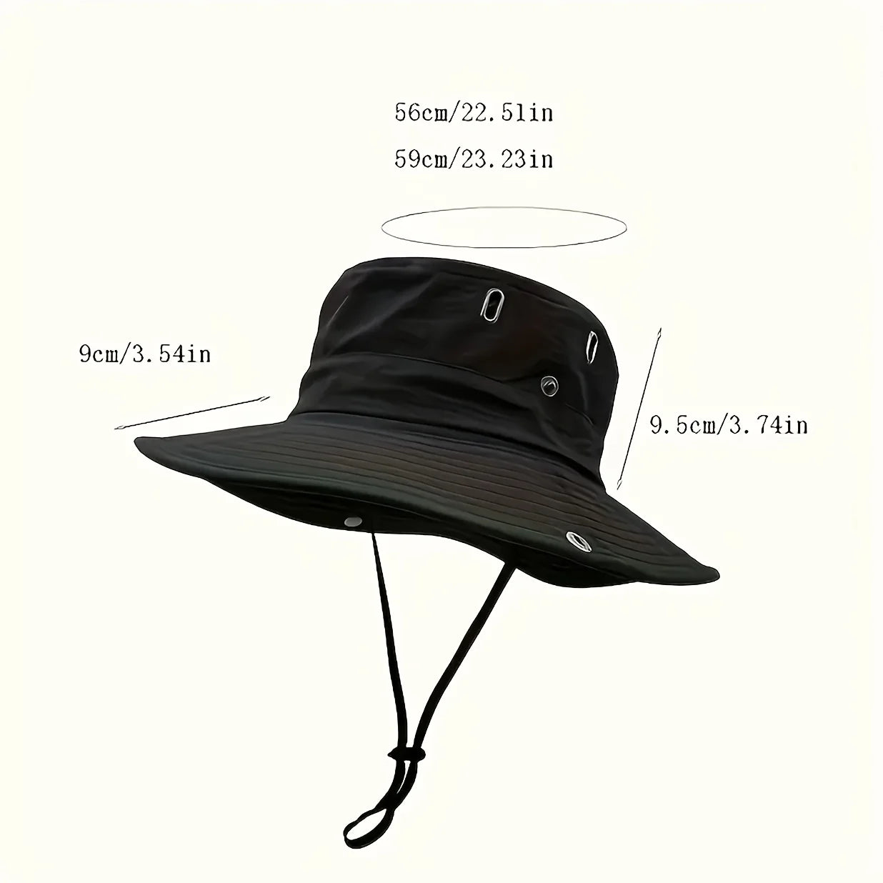 Men and women multi-purpose outdoor sun hat set of 4 pieces. Sun protection, foldable, suitable for hiking, fishing and camping. Oasis Select