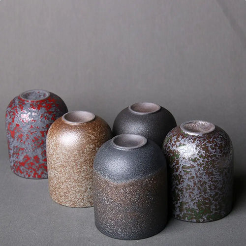 120ml Kiln Change Pottery Wine Mug Water Mugs Porcelain Coffee Cup Tea Cups Drinkware Water Cups Oasis Select