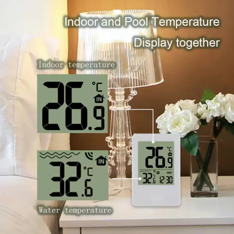 Wireless Floating Thermometer Water Thermometer Swimming Bath Water SPA Aquariums Thermometer for Swimming Pool Bathtub Hot Tub Oasis Select