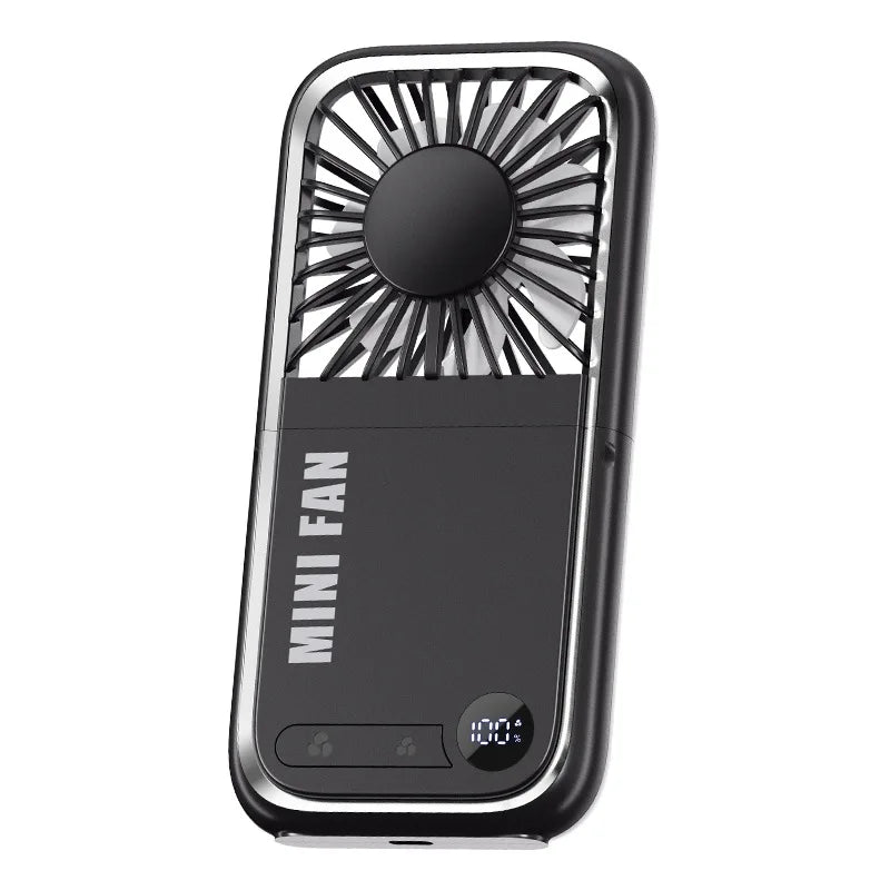 URGGU Semiconductor Cooling Pocket Fan | Power Bank & LED Display