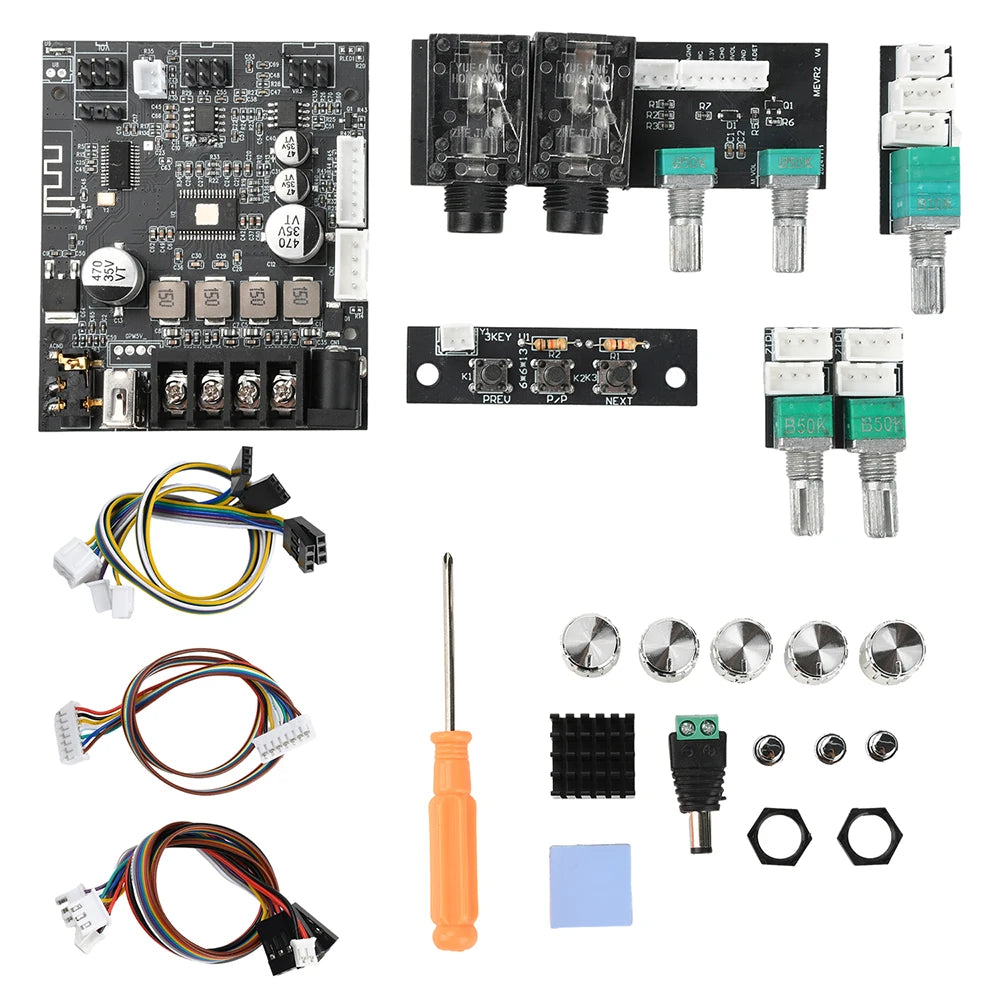 502T Microphone Audio Integrated Machine 2.0 Channel Bluetooth Amplifier Board 50W*2 TPA3116D2 Dual Channel Amplifier Board Oasis Select