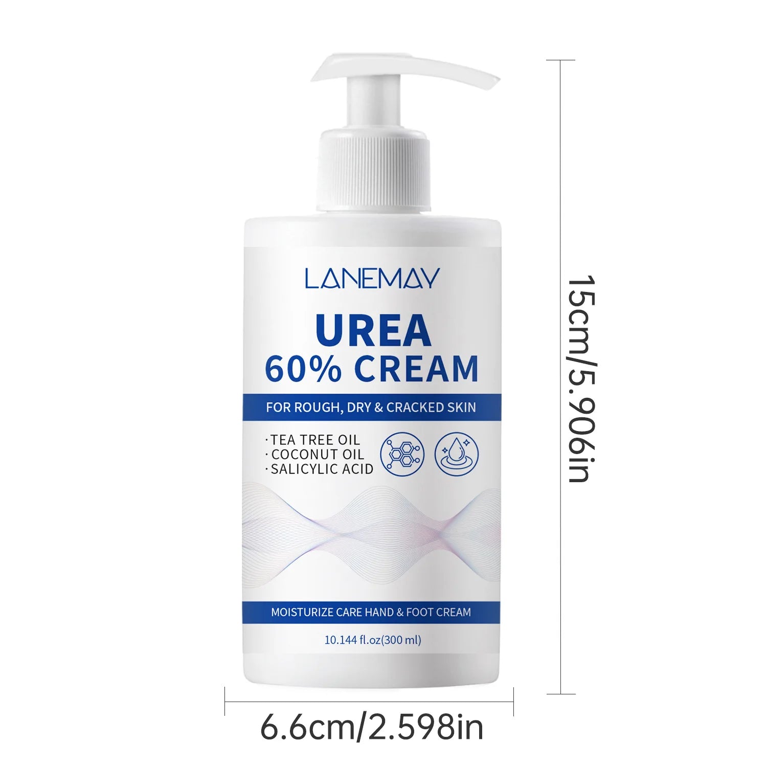 2-Pack Urea 60% Hand & Foot Cream – Tea Tree & Salicylic Acid