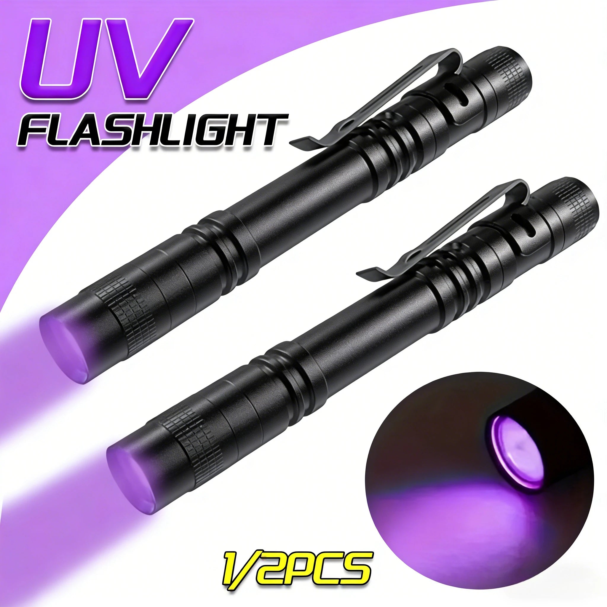 395nm UV Flashlight – Pet Urine Detector & Scorpion Finder
