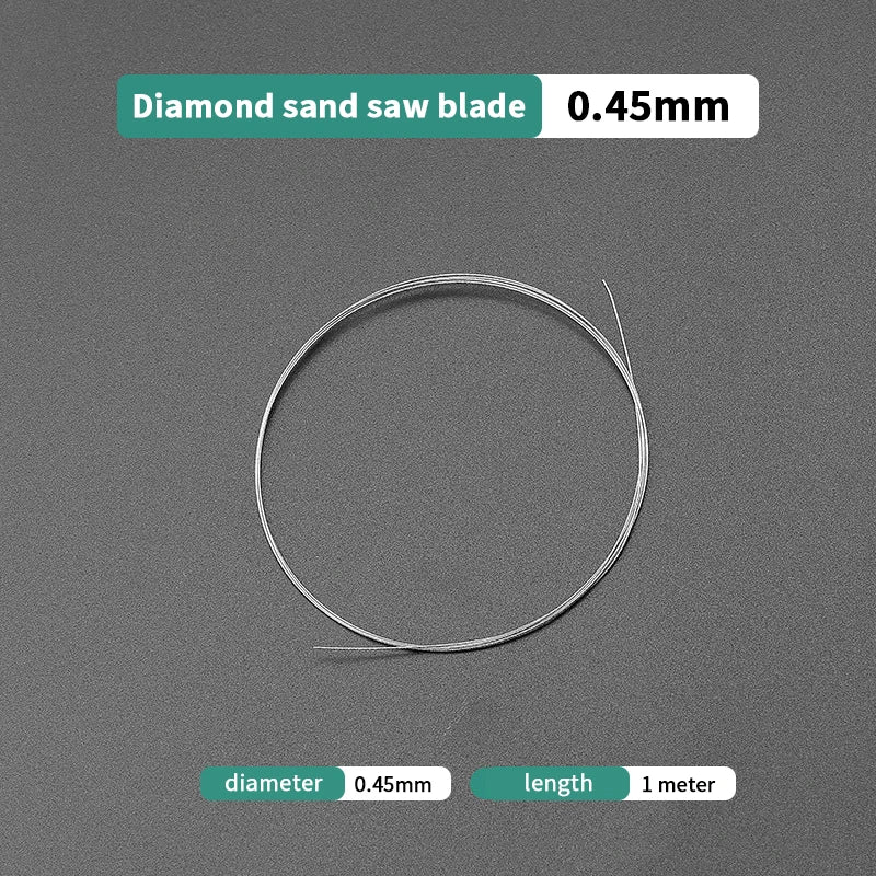 1M Cutting Wire Saw Blades Jade Metal Ceramic Cutting Supplies Hand Saw Blade Diameter 0.1mm-0.5mm Professional Hand Tools Oasis Select A7