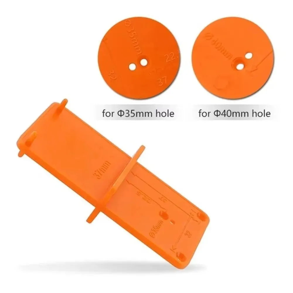 35/40mm Hinge Hole Drilling Guide | Cabinet Door Punch Locator