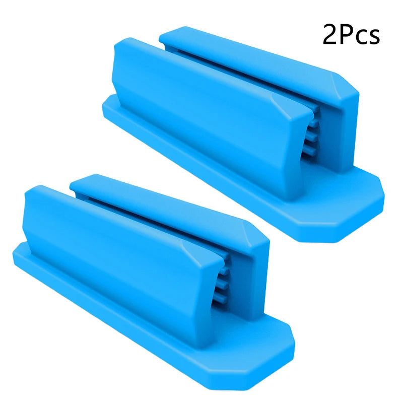 Self-Adhesive Silicone Pen Clip Wall Mount Holder – 2 Pack