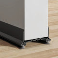 With Brushes Door Draft Stopper 96cm Soundproof Weather Stripping Door Seal Insect Prevention Dustproof Design Door Sweep Oasis Select Black
