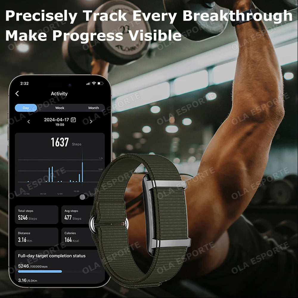 Ola Esporte No-Screen Fitness Tracker Bracelet | IP68 Smart