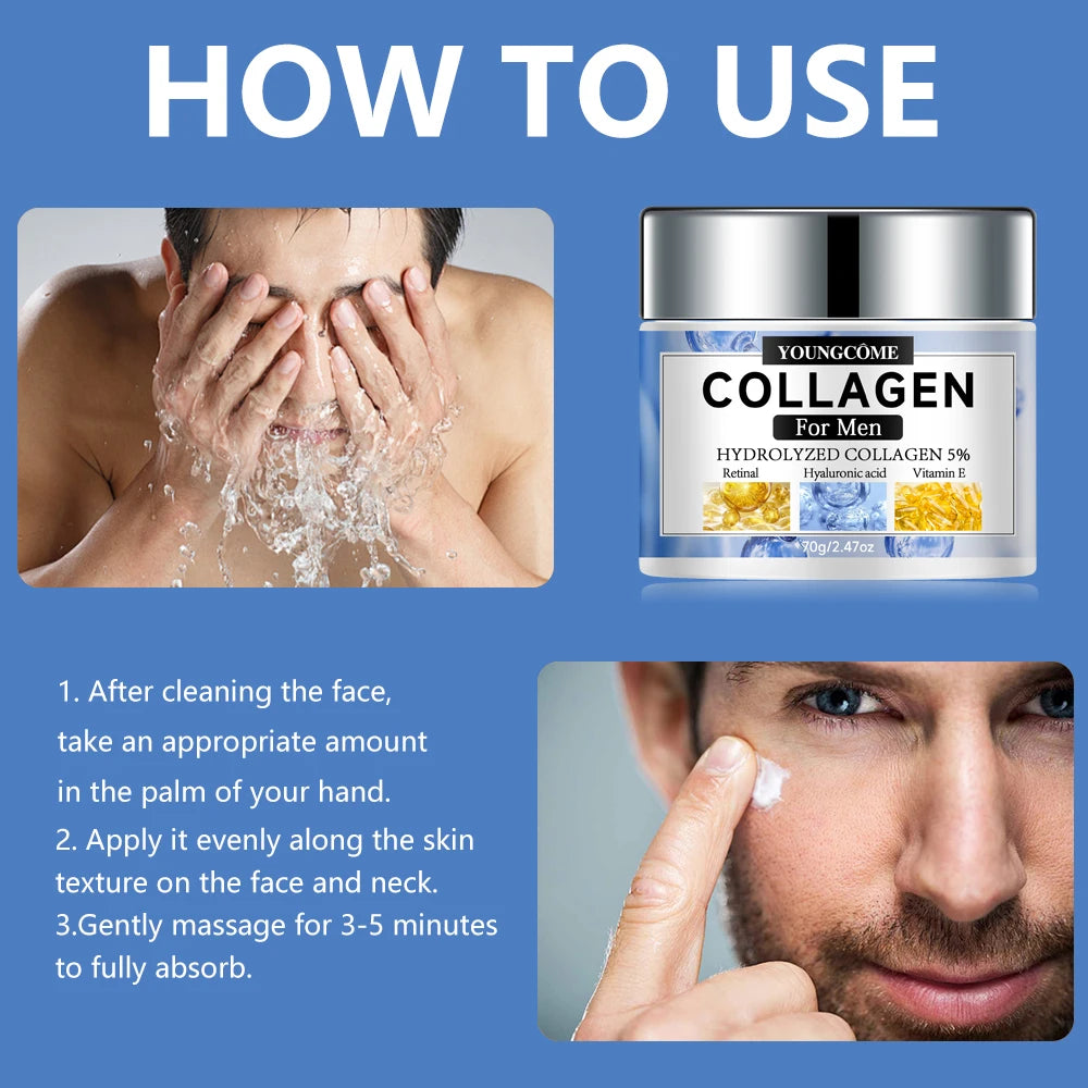 YOUNGCOME Men's Retinol Face & Neck Cream – Firm & Moisturize Men's Retinol Cream Oasis Select