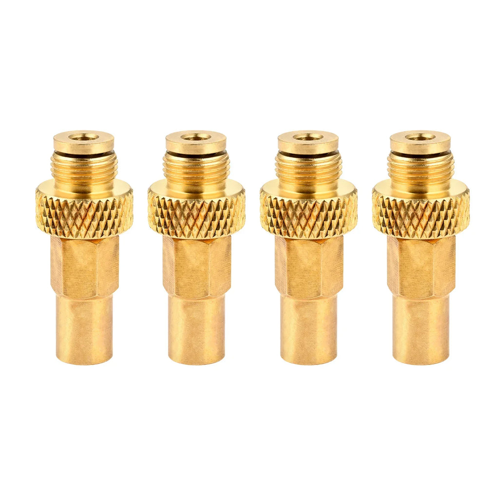 4Pcs/Set Practical LPG Cylinders Tube High-Quality Copper Conversion Joints Universal Male Connector Gas Tank Valve Adapter Oasis Select Default Title