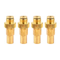 4Pcs/Set Practical LPG Cylinders Tube High-Quality Copper Conversion Joints Universal Male Connector Gas Tank Valve Adapter Oasis Select Default Title