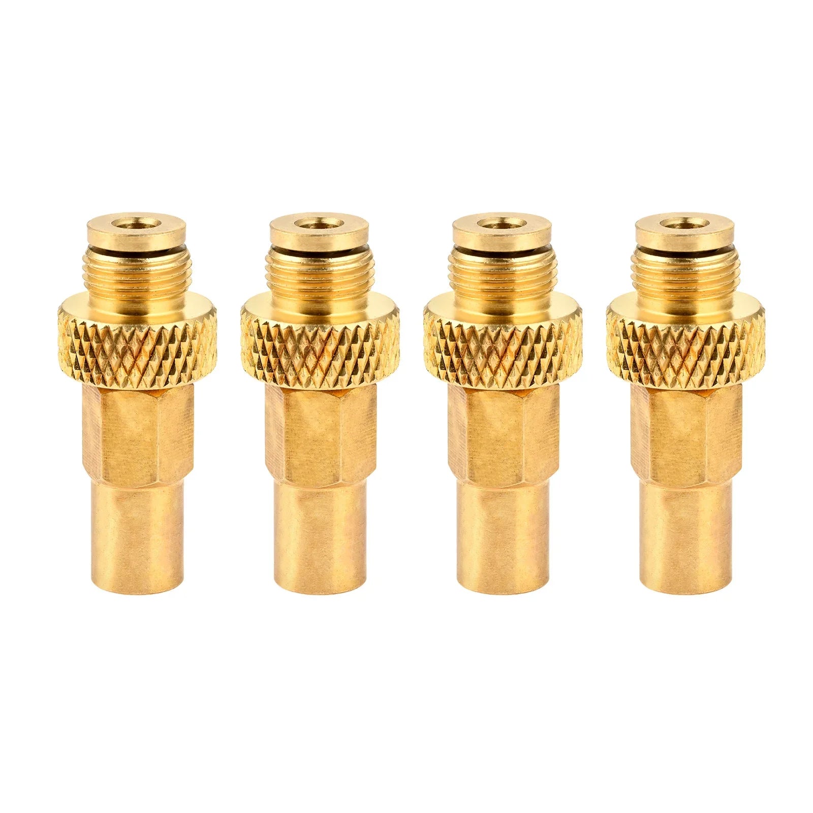 4Pcs/Set Practical LPG Cylinders Tube High-Quality Copper Conversion Joints Universal Male Connector Gas Tank Valve Adapter Oasis Select Default Title
