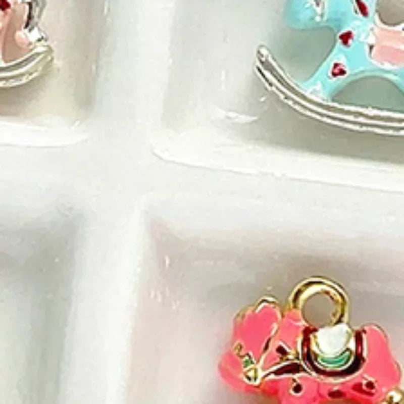 Exquisite Cute Rocking Horse Charms Pendants For Jewelry Making Necklace Earrings Bracelet DIY Accessories Supplies Oasis Select