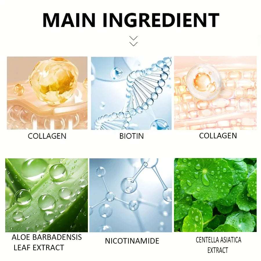 Collagen Peel Mask, Biotin Collagen Wrap Mask Day and Night, Deep Hydration, Night Care Mask Cream. Oasis Select