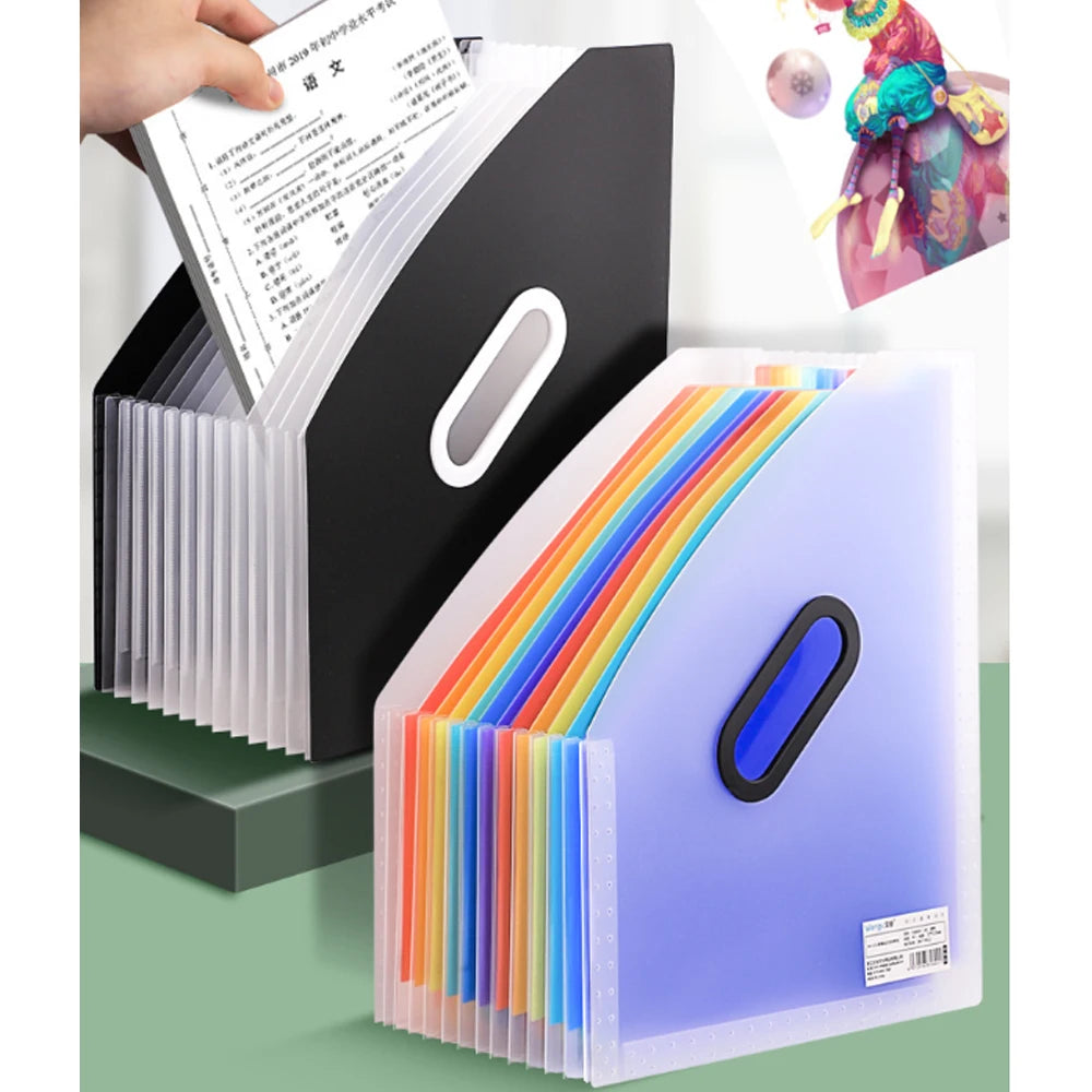 Expandable Vertical File Folder | Multi-Layer Paper Organizer