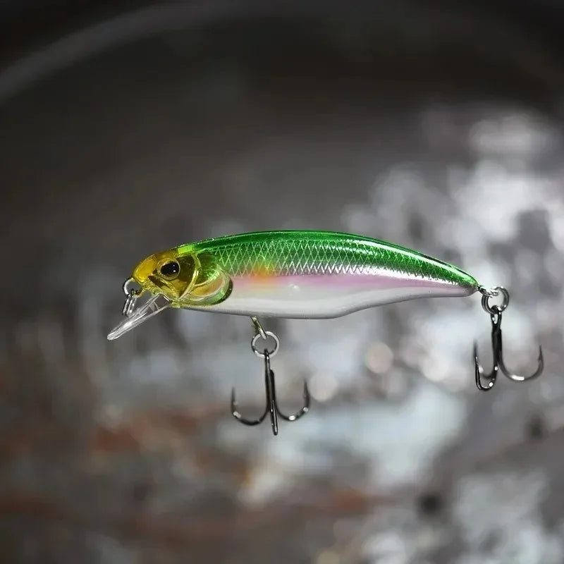 52mm Japanese Sinking Minnow Lures Jerkbait Wobbler Swimbait Artificial Hard Bait for Bass Pike Carp Fishing Tackle Oasis Select