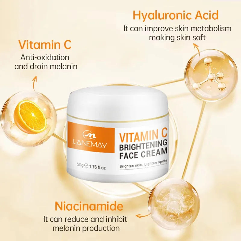 Vitamin C Brightening Face Cream | Dark Spots, Firming & Glow Brightening Face Cream Oasis Select
