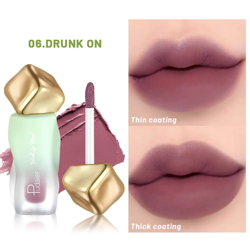 Eldridge Matte Liquid Lipstick 12 Colors – Waterproof Velvet Lip Gloss