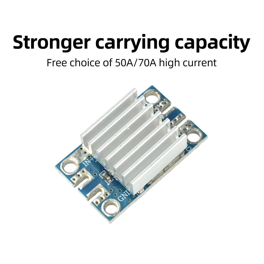 50A/70A High-Current Ideal Diode Module with Wide DC 4-90V Voltage Range and Solar Backfeed Protection for Solar Charging System Oasis Select