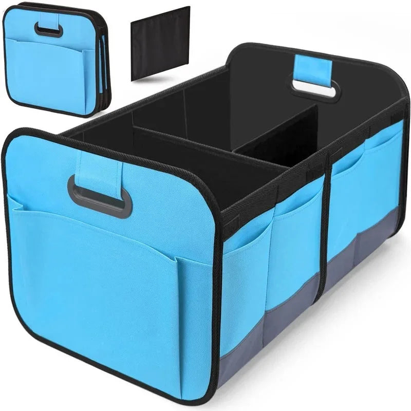 Car Storage Box, Trunk Storage Box, Oxford Cloth Storage Box, Large Capacity, Foldable Oasis Select SKY BLUE