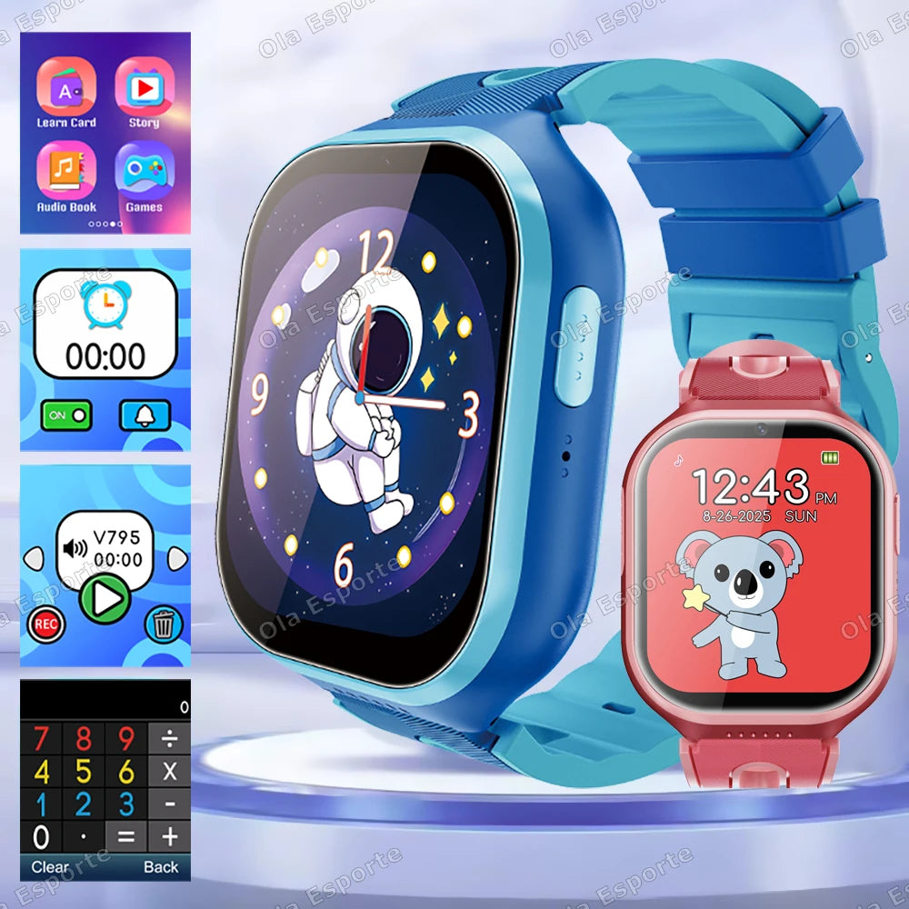 Kids Smartwatch 1.83" HD | 22 Games, Camera & Sleep Monitor – HT30