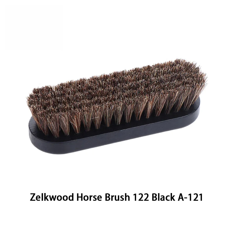 1PC Handle Dashboard Details Polishing And Cleaning Brush Horse Hair Wood Brush Leather Shoe Care And Cleaning Shoe Brush Oasis Select MR-02
