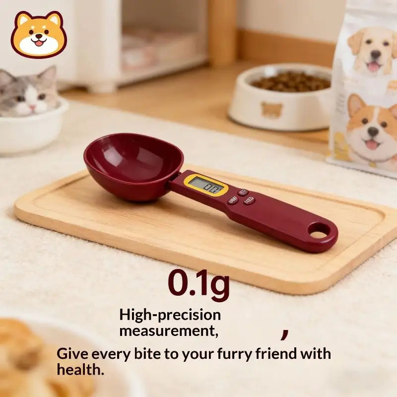 1/2Pcs Digital Measuring Spoon Scale Easy to Clean LCD Display 0.1-500g Food Weighing Tool for Kitchen Baking Pet Food Measuring Oasis Select