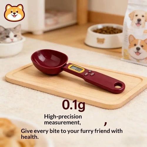 1/2Pcs Digital Measuring Spoon Scale Easy to Clean LCD Display 0.1-500g Food Weighing Tool for Kitchen Baking Pet Food Measuring Oasis Select