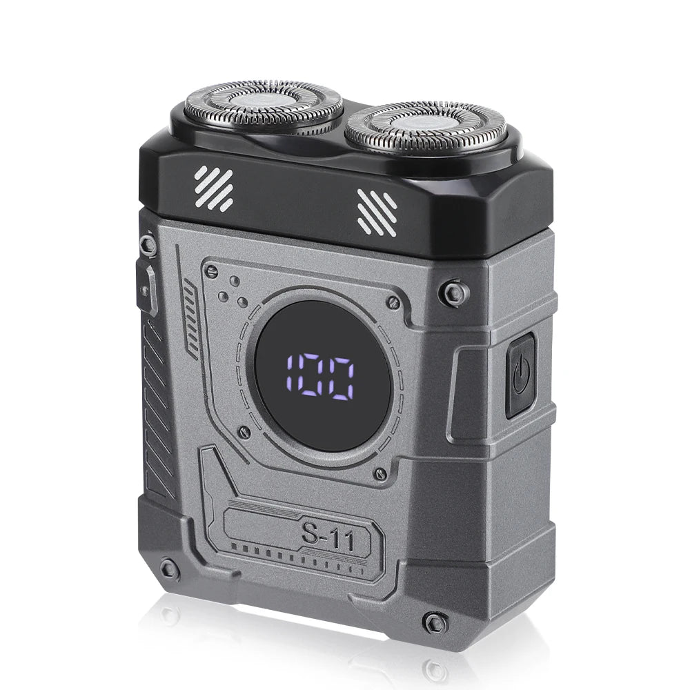 Hailicare Mini Electric Shaver for Men | Dual Blade Type-C