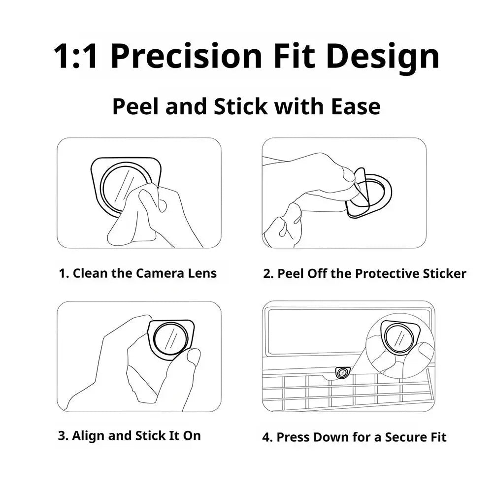 Tesla Model Y & 3 Front Camera Protector – HD Tempered Glass Camera Lens Protector Oasis Select