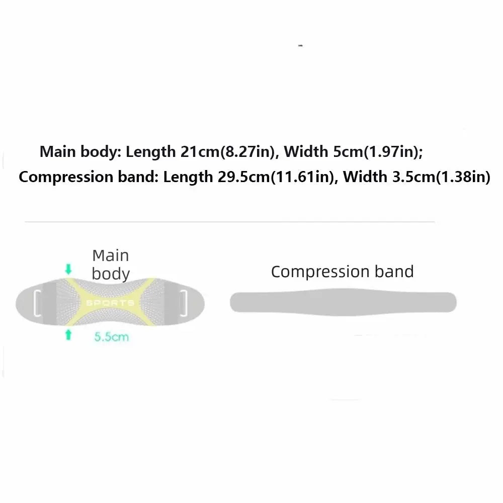 Shock Absorption Patella Belt Breathable Thickened Knee Protection Strap Sweat-Wicking Knee Protection Sport Knee Wrap Running Oasis Select