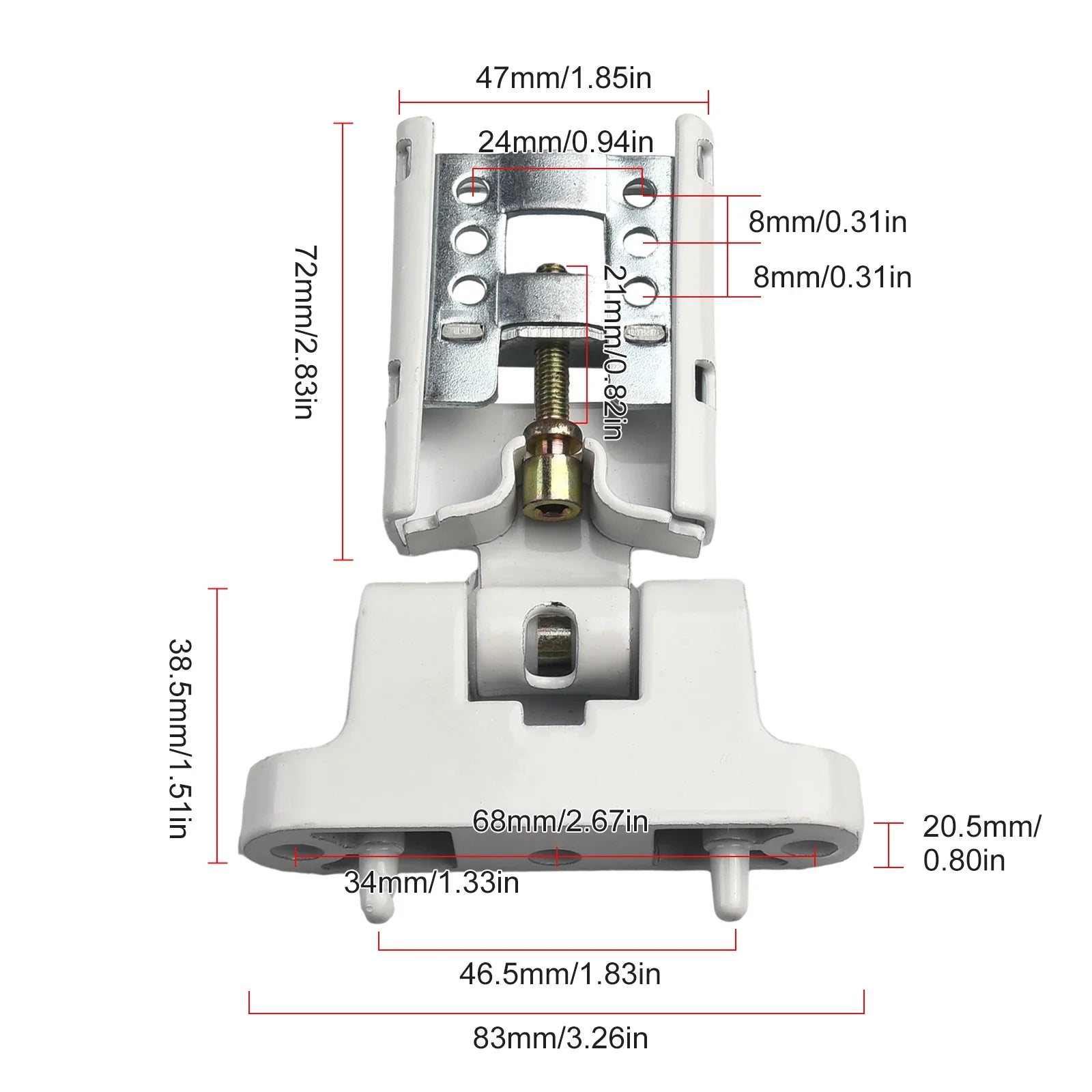 Accessories Door Hinge Door hinge Hot Sale Practical Upvc Door Hinges High Security Right Upvc door hinges PVC W/screw Oasis Select