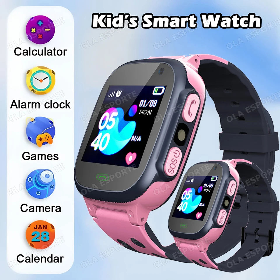 Kids Smart Watch GPS Tracker | SOS Call, Video Call & 2G SIM