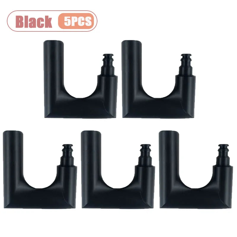 1-20PCS 3D Printed Hose Filling Hook for Garden Pool Watering Tube Hanger Stand for Bucket Fill Yard Gardening Hose Holder Oasis Select Black-5PCS