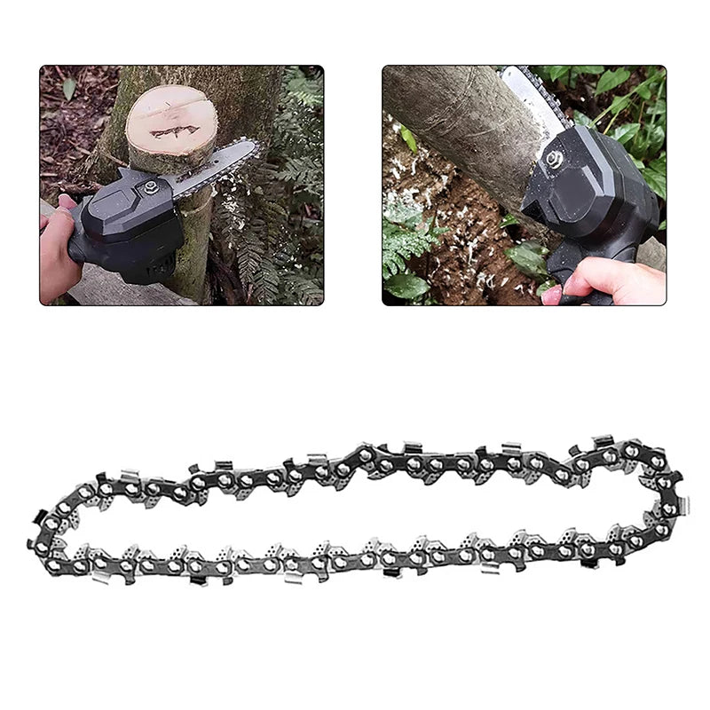 4/6/8/12/14/16 Inch Metal Chainsaw Chain Spare Parts Link Chainsaw Saw Chain Blade For Electric Saw Accessories Wood Cutting Oasis Select