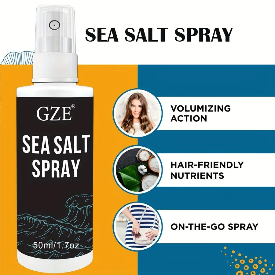 GZE Natural Sea Salt Hair Spray – Volume, Texture & Hold