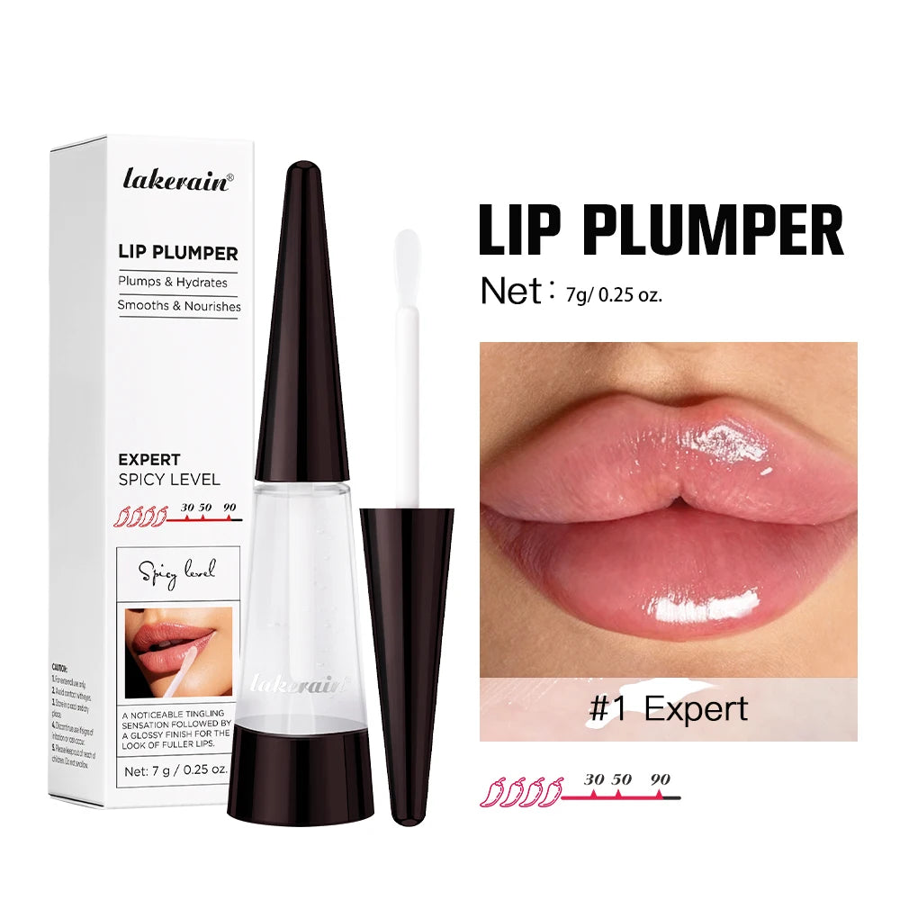 Lip Plumper Korean Cosmetics Moisturizing Transparent Gloss Fragrance Free Plumping Care 0.15oz Stocking Stuffer Oasis Select 1Expert