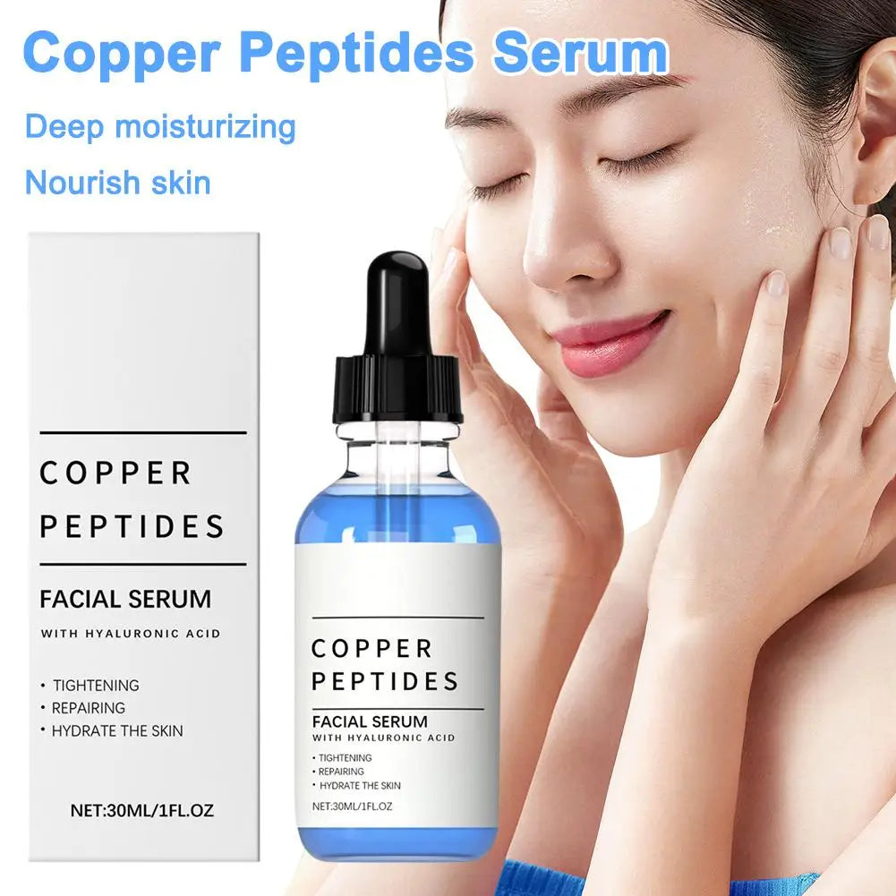 Copper Titanium Essence Hyaluronic Acid Serum Skin Barrier Repair For Sensitive Dry Moisturizing Brightening Soothing Face Skin Oasis Select