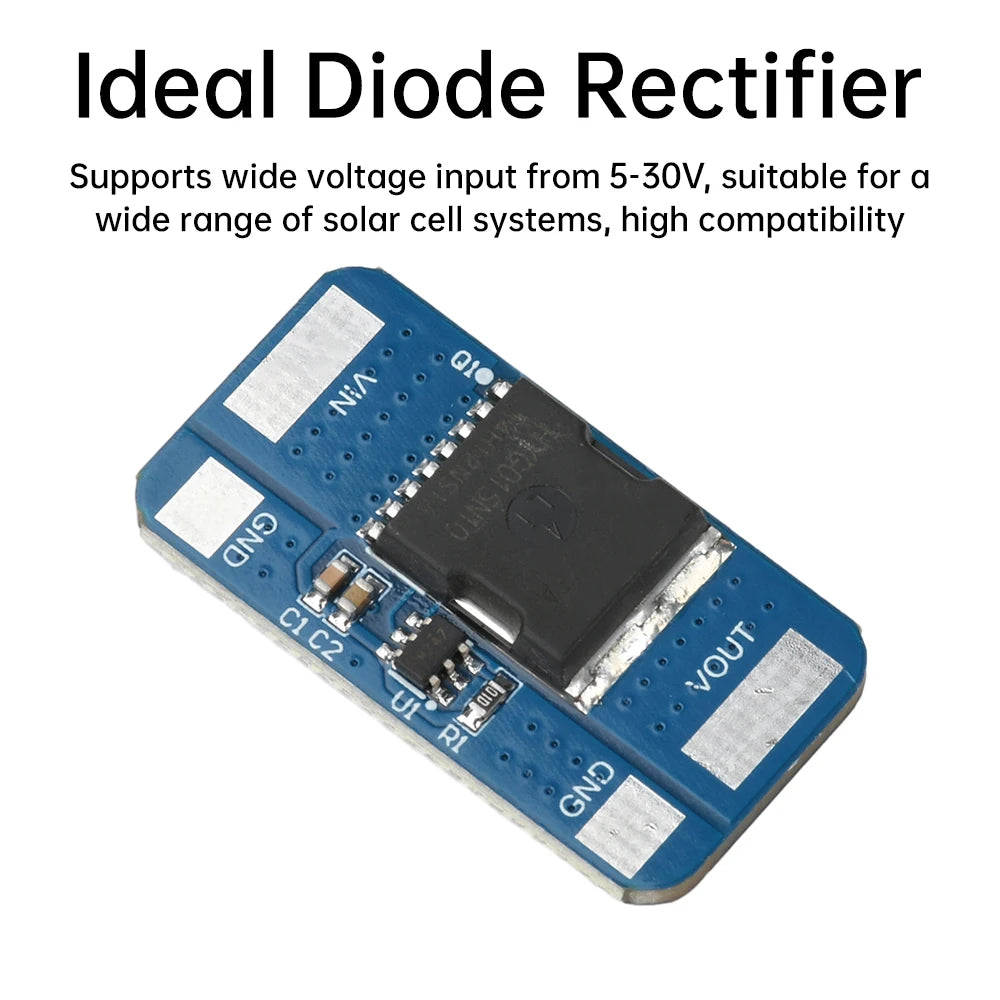 5-30V 10A Ideal Diode Module Wide Voltage Input Anti Reverse Irrigation Battery Anti Backflow Protection LM74700 Oasis Select