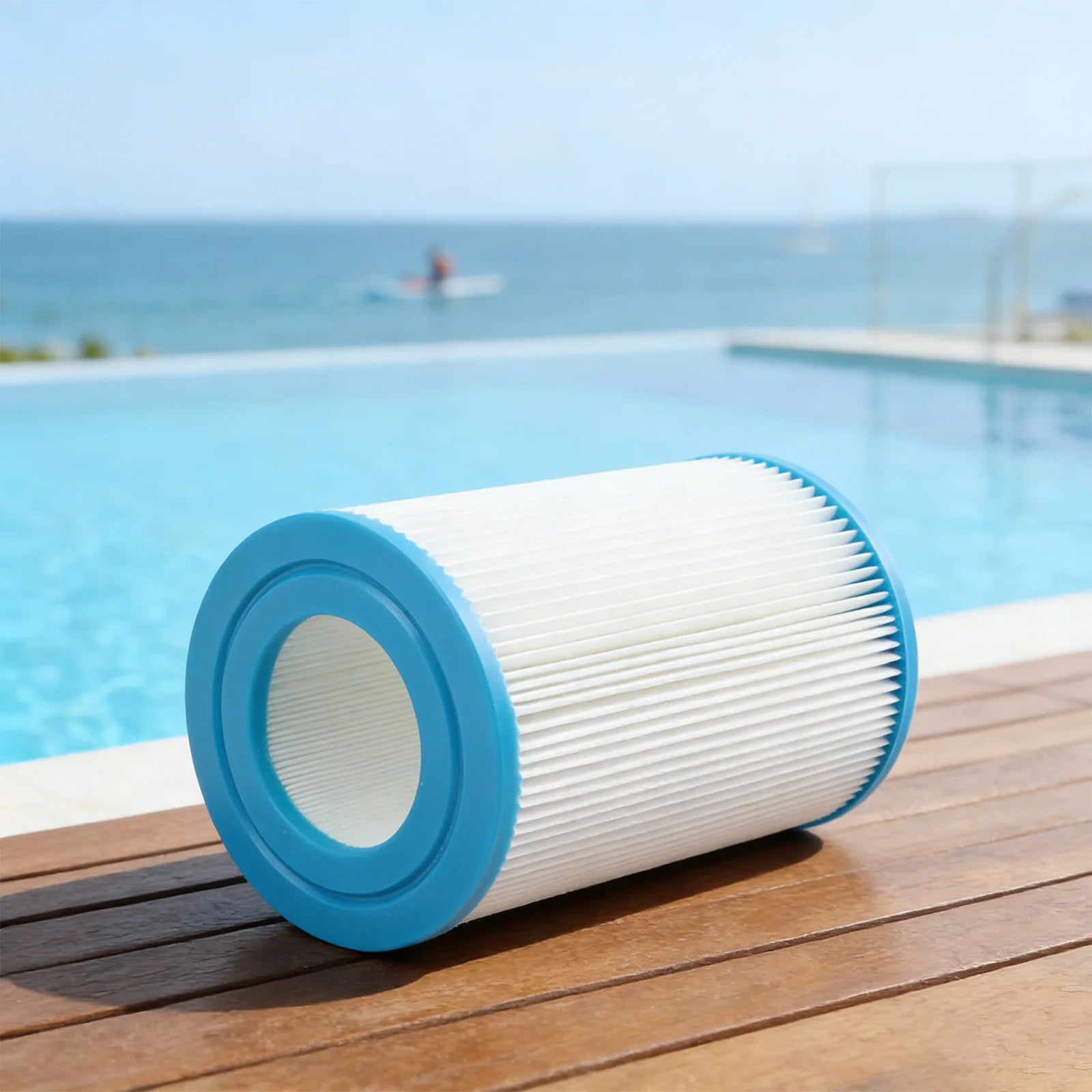 Pool Filter Cartridge For PDM28 461273 White PET Replacement Element Swimming Spa Water Cleaning Maintenance Tool Oasis Select