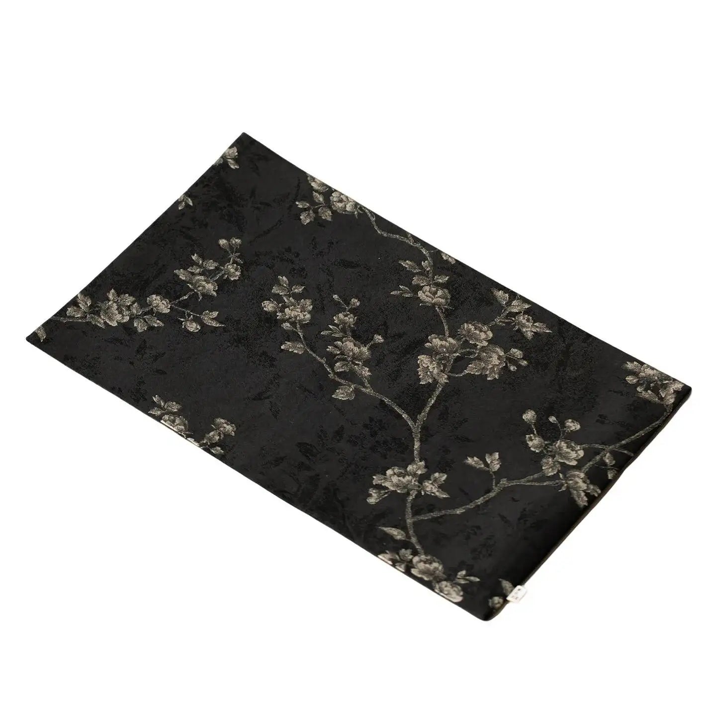 Plum Blossom Embroidery Brocade Tea Mat Household Tea Towel Tea Flag Teapot Mat Teapot Holder Heat Insulation Dry Bubble Mat Tea Oasis Select